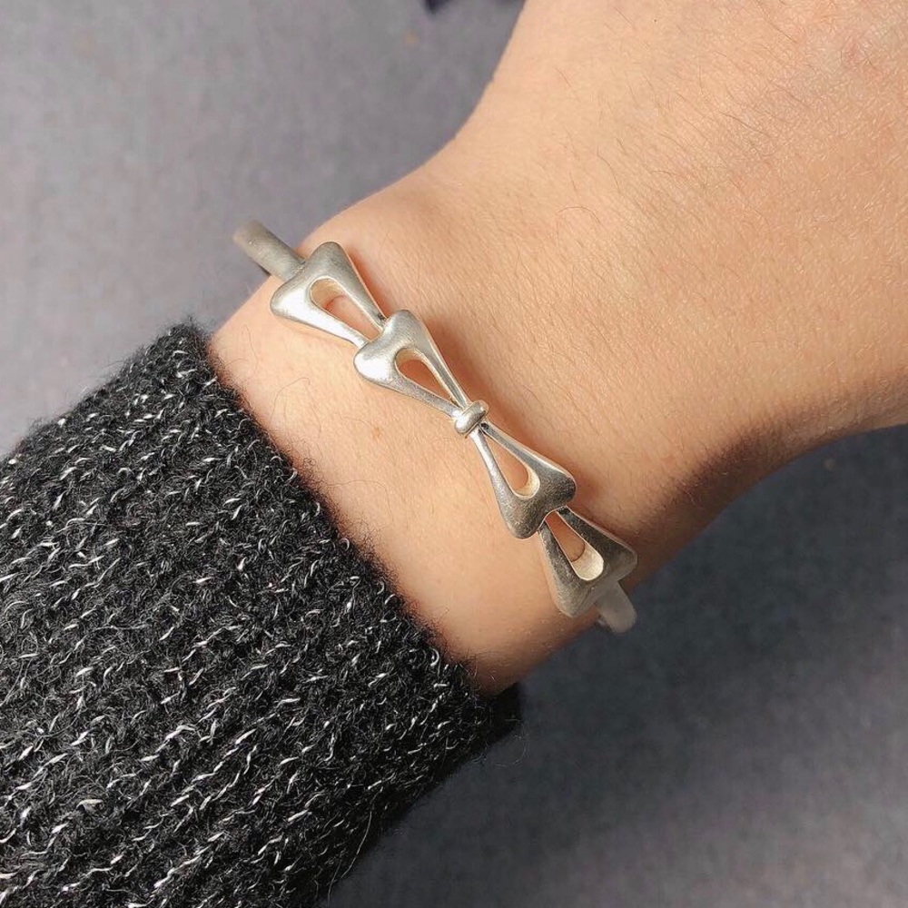 990 Silver Bangle - image 2